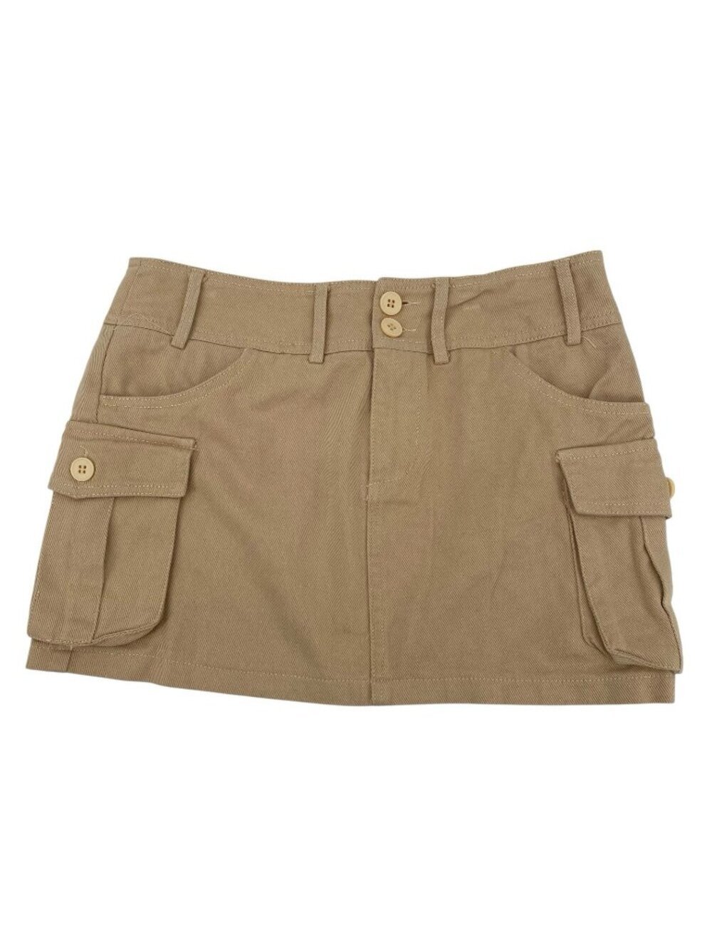 Edikted Katya low-rise cargo cotton festival concert Mini skirt size small